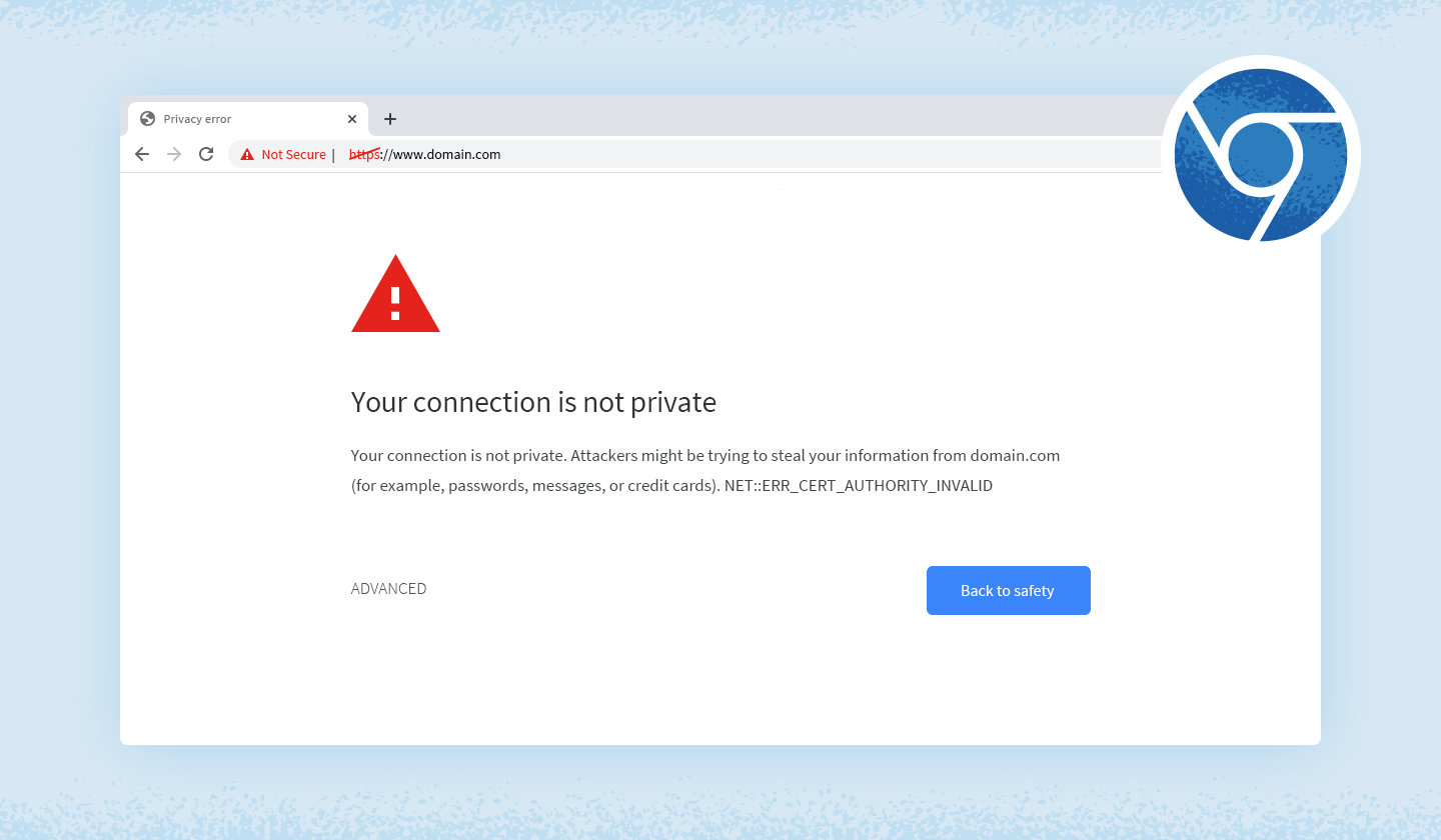 Your Connection is Not Private