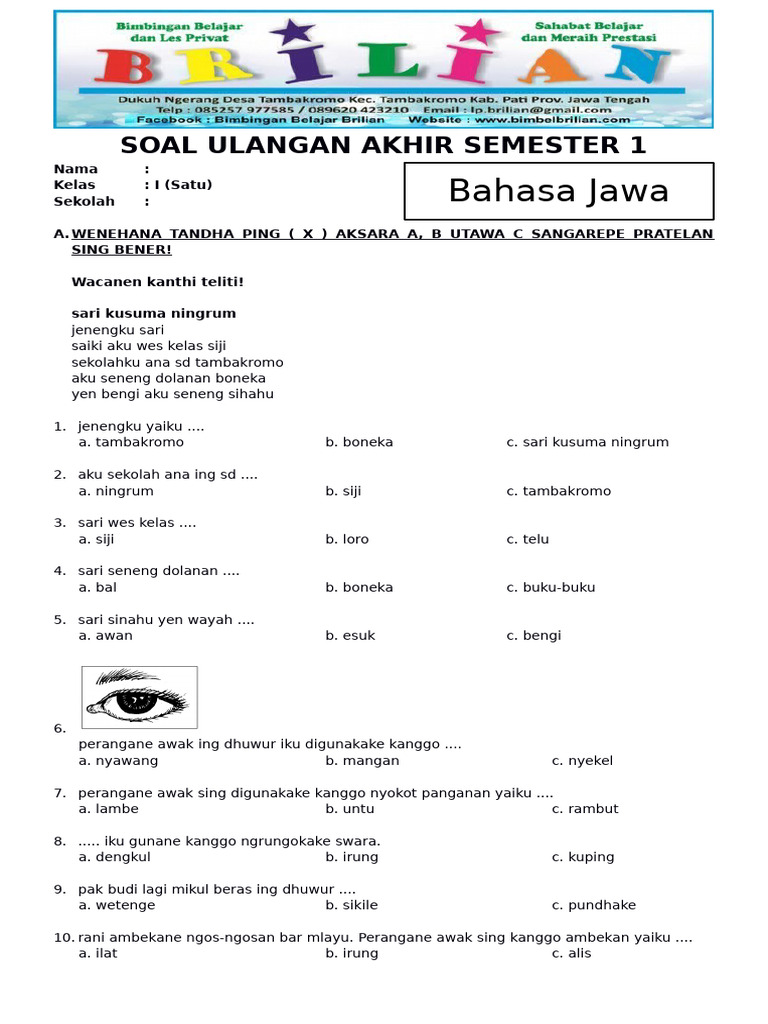 Mempersiapkan Generasi Unggul Panduan Mengunduh Soal UKK Kelas 1 SD Mempersiapkan Generasi Unggul Panduan Mengunduh Soal UKK Kelas 1 SD