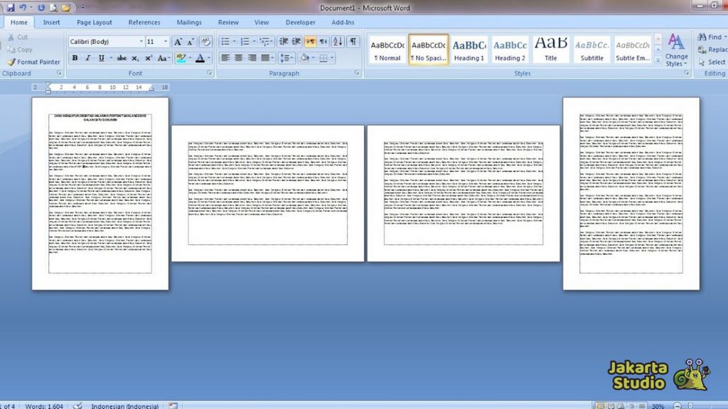 Cara Membuat Landscape di Word Hanya 1 Halaman dengan Mudah Cara Membuat Landscape di Word Hanya 1 Halaman dengan Mudah