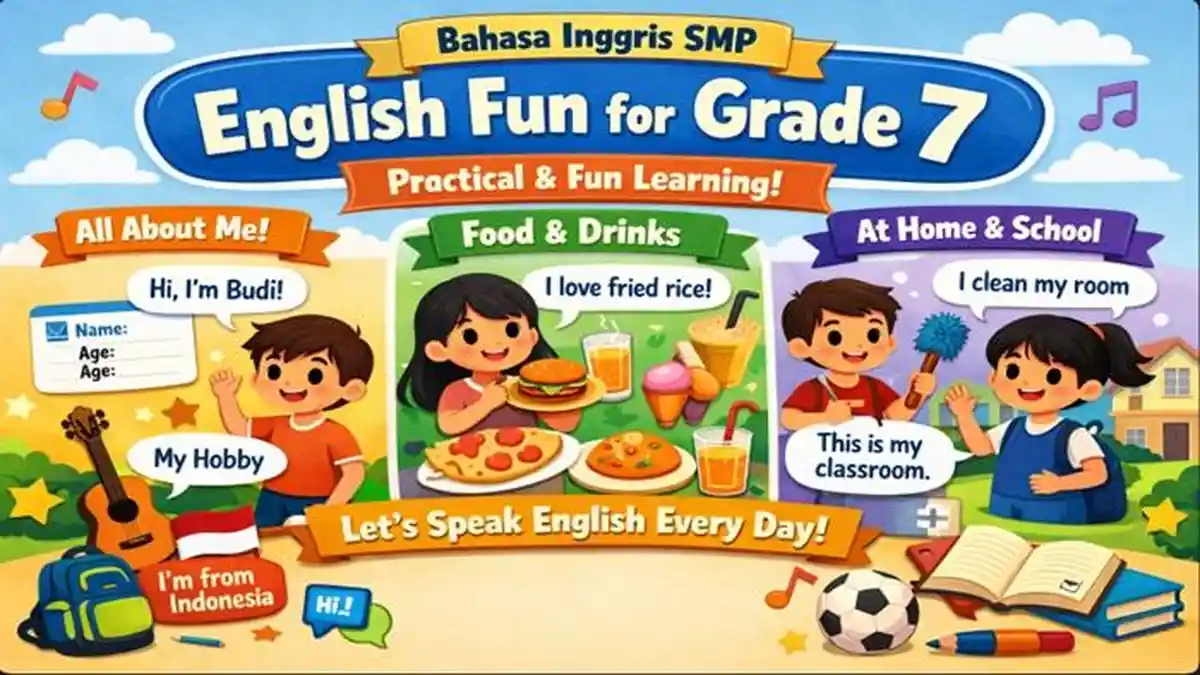 Materi Bahasa Inggris Kelas 7 SMP Semester 1 dan 2 Kurikulum Merdeka