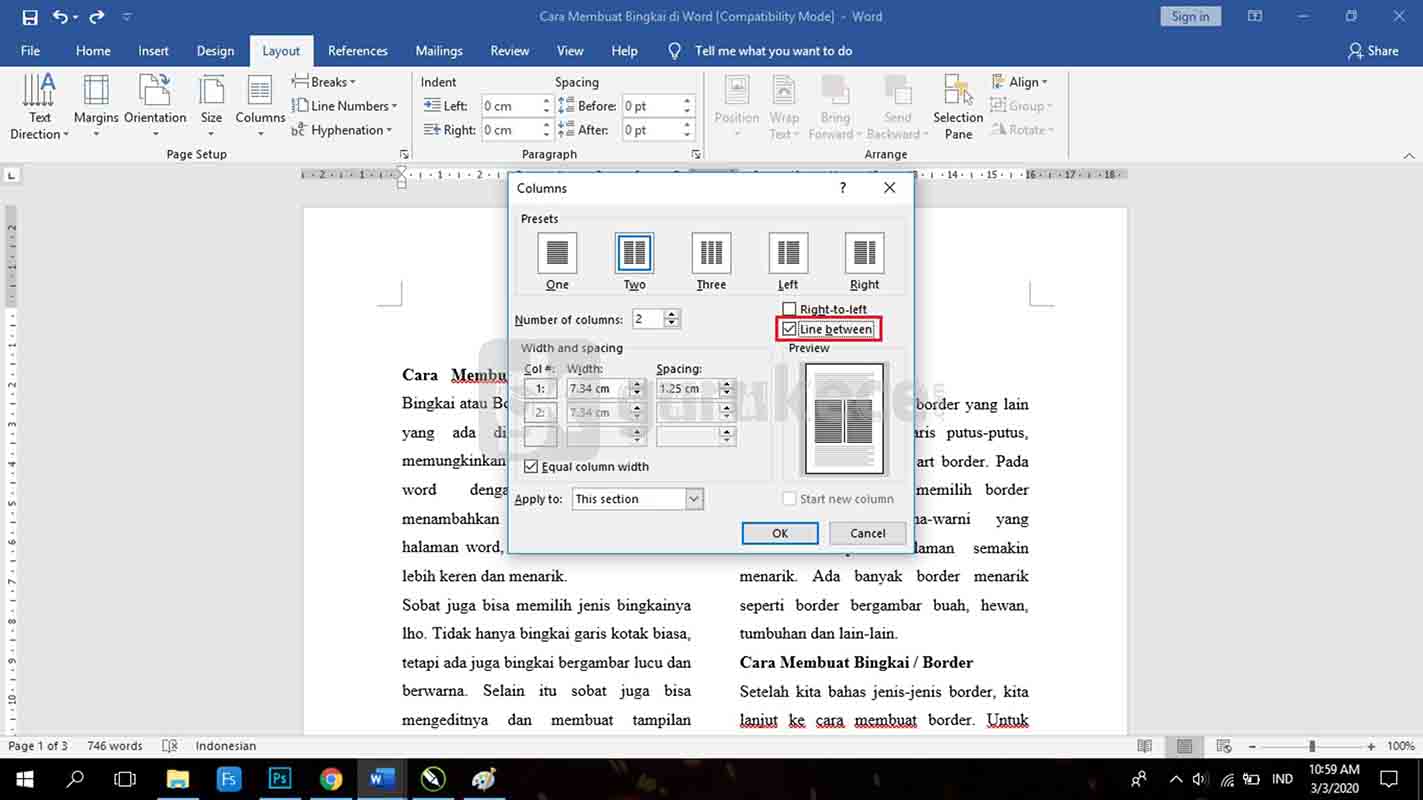 3 Cara Mengubah yang Diformat untuk Kolom di Word, Ternyata Semudah Ini dan Wajib Tahu Sebelum Terlambat 3 Cara Mengubah yang Diformat untuk Kolom di Word, Ternyata Semudah Ini dan Wajib Tahu Sebelum Terlambat