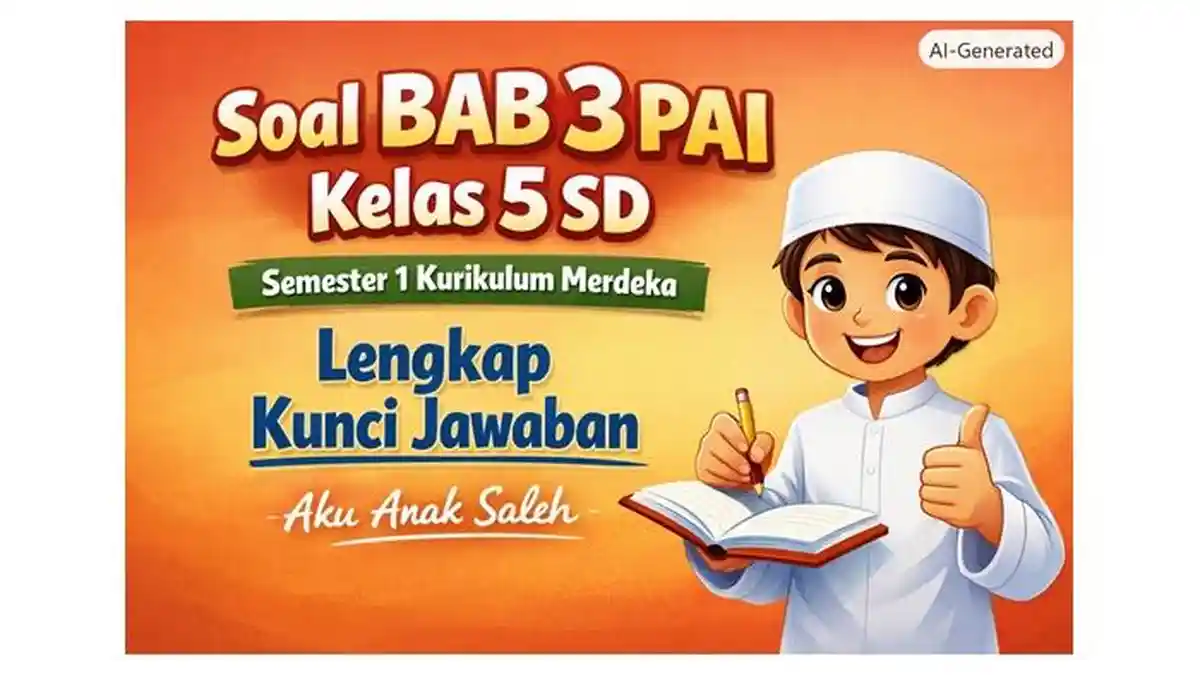 Soal BAB 3 PAI Kelas 5 SD Semester 1 Kurikulum Merdeka Lengkap Kunci Soal BAB 3 PAI Kelas 5 SD Semester 1 Kurikulum Merdeka Lengkap Kunci