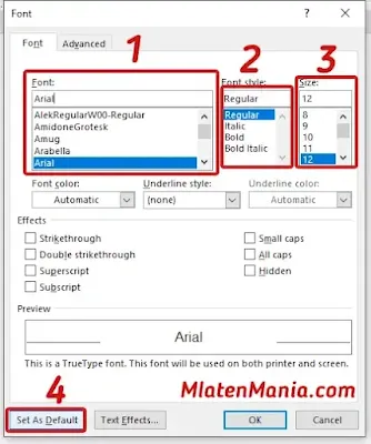 Ternyata Semudah Ini Mengubah Font Default Word di Tahun 2026, Wajib Tahu Sebelum Mulai Ngetik