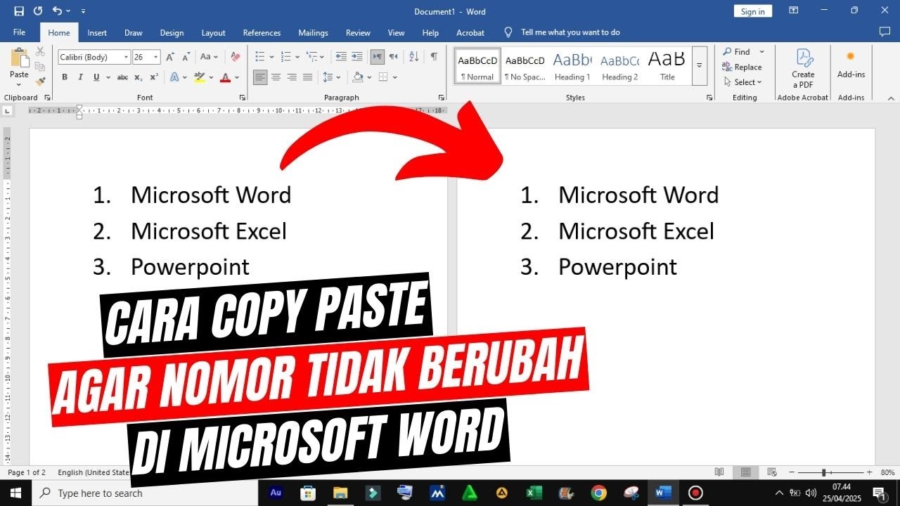 Terbukti 7 Cara Menomori Agar Tidak Berubah di MS Word, Hindari Kesalahan Fatal! Terbukti 7 Cara Menomori Agar Tidak Berubah di MS Word, Hindari Kesalahan Fatal!