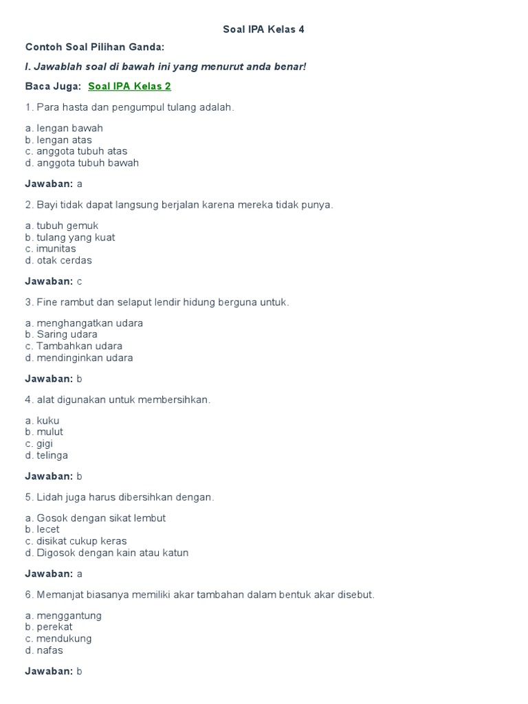 Rahasia Level Soal Kognitif C4 Materi IPA KD 3.2 Kelas 4 yang Wajib Guru Tahu Rahasia Level Soal Kognitif C4 Materi IPA KD 3.2 Kelas 4 yang Wajib Guru Tahu