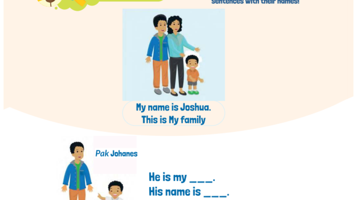Ternyata Ini Kunci Jawaban Soal Bahasa Inggris Kelas 2 SD Tentang Family Terbaru