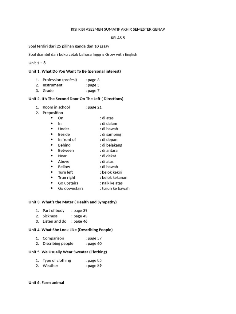 Wajib Tahu Rahasia Lembar Kisi Kisi Soal SBK Kelas 5 Semester 2 Agar Nilai Sempurna Wajib Tahu Rahasia Lembar Kisi Kisi Soal SBK Kelas 5 Semester 2 Agar Nilai Sempurna